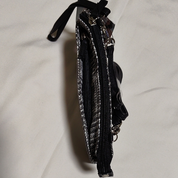 Mundi Black and White Plaid Clutch - Picture 2 of 6